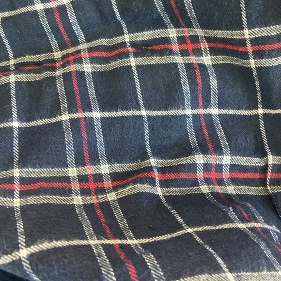 Justin Allen Vintage 100% Cotton Shortalls Sz L Corduroy Pleated NEW Navy - Picture 5 of 5